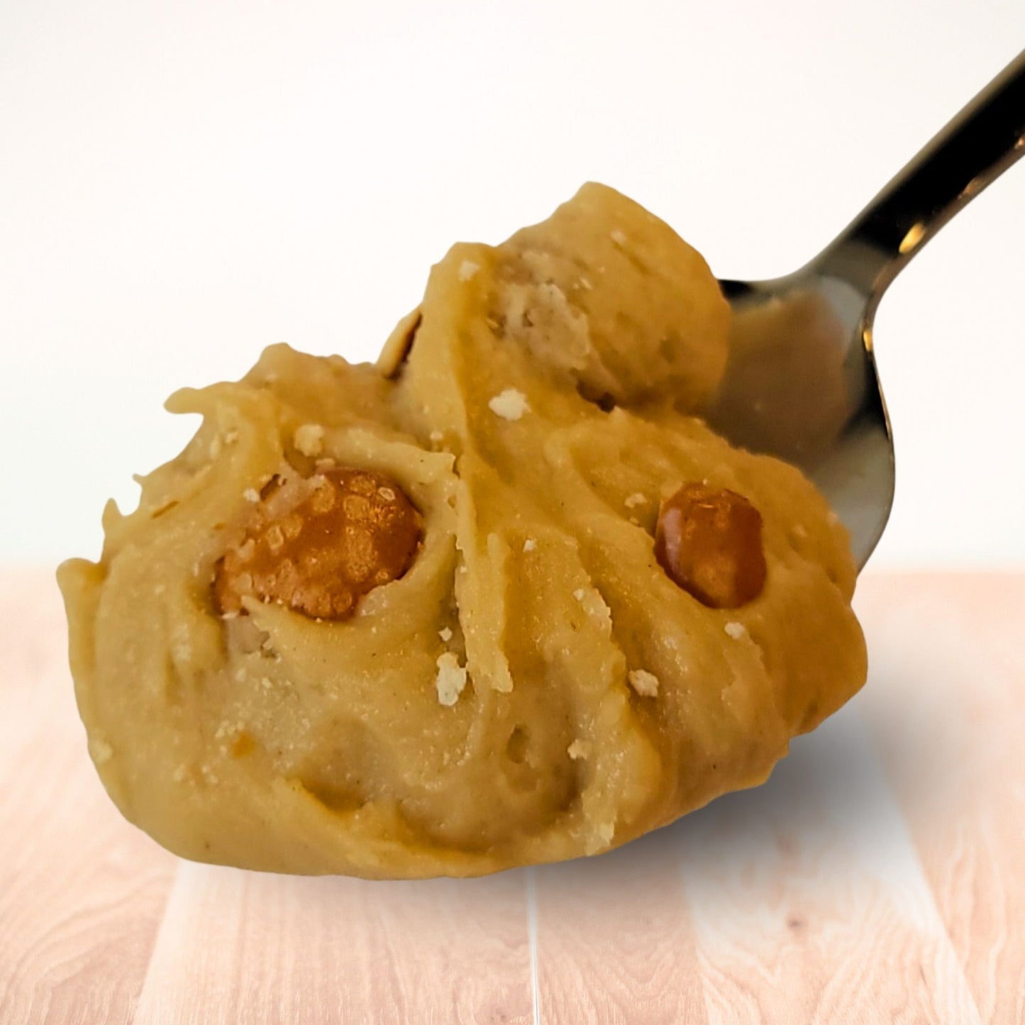 Spoonful of 3rd & Spoon salted caramel pretzel edible cookie dough